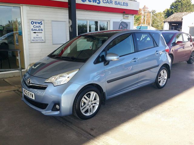 Toyota Verso S 1.33 Dual VVT-i T Spirit Automatic 5 Seat MPV 5dr Petrol Multidrive S Euro 5 (98 ps)