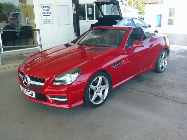 2012 (61) Mercedes-Benz SLK 1.8 SLK200 BlueEfficiency AMG Sport Edition 125 Convertible 2dr Petrol G-Tronic+ Euro 5 (s/s) (184 ps)