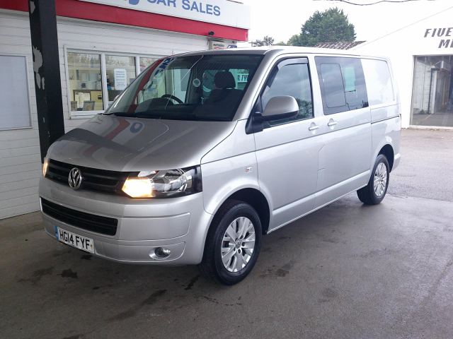 2014 (14) Volkswagen Transporter 2.0 TDI T30 Highline Kombi 4dr Diesel Manual L1 H1 (198 g/km, 138.08 bhp)